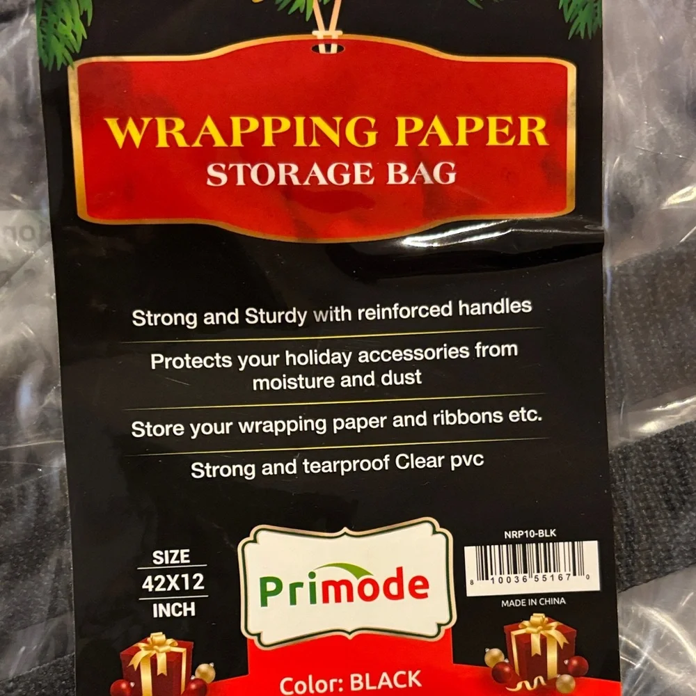 Wrapping Paper Storage Organizer Bag NWT